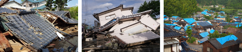 2016年熊本大地震の様子